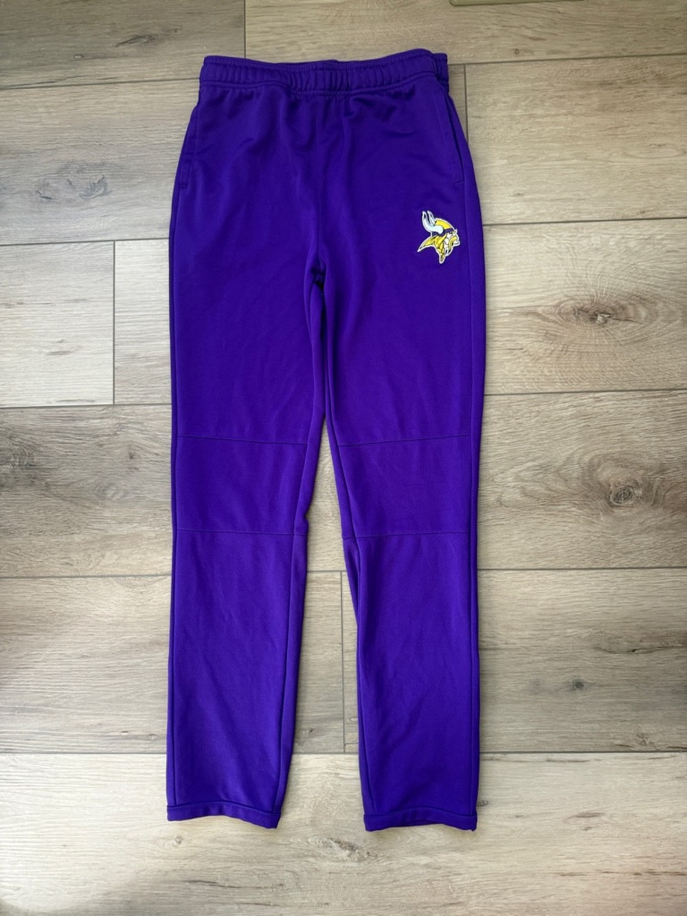 NFL Purple Kids MN Vikings Joggers with Team Patch